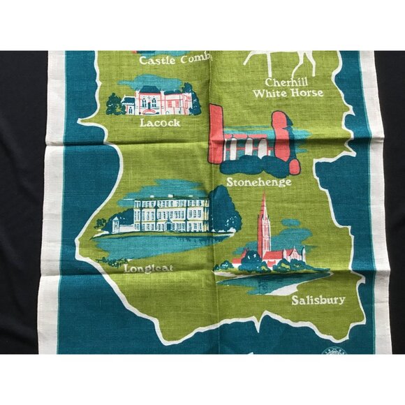 Wiltshire Tea Towel Federation of Womens Institutes Irish Linen - Picture 4 of 7